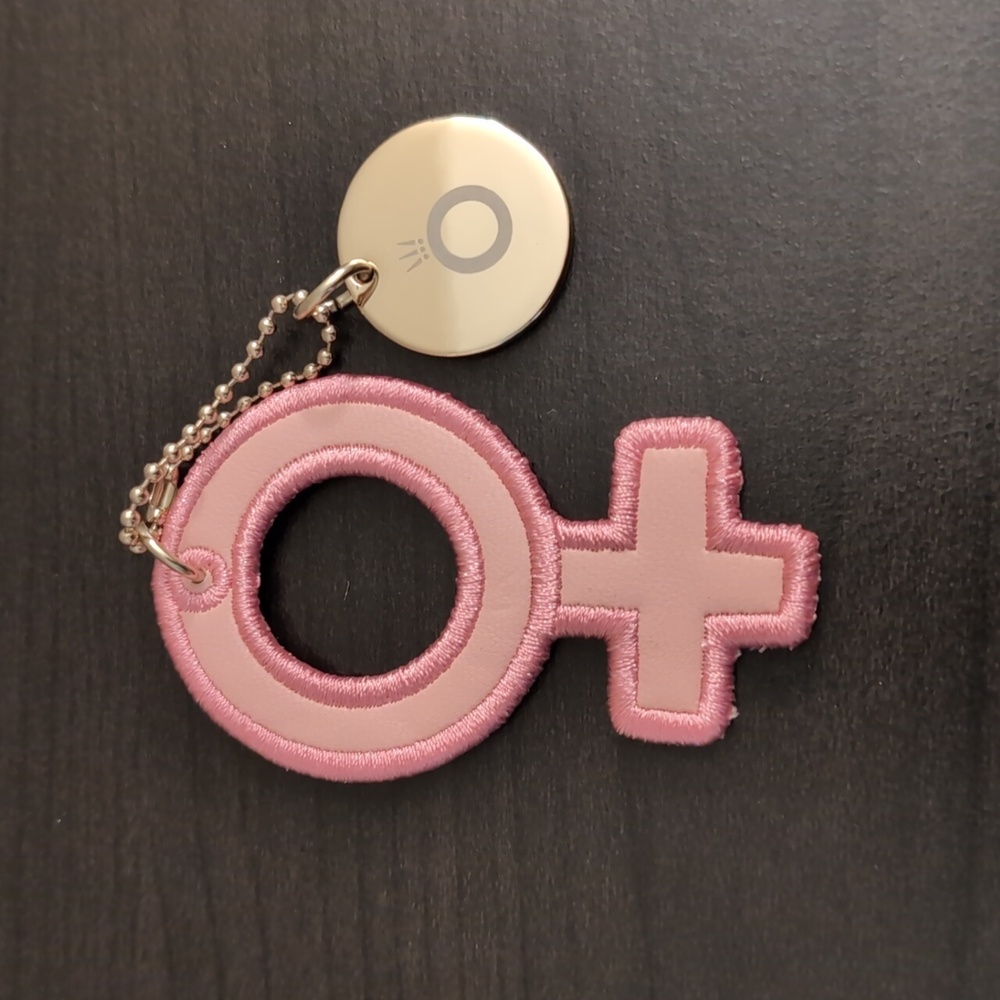 Pandora female symbol keychain